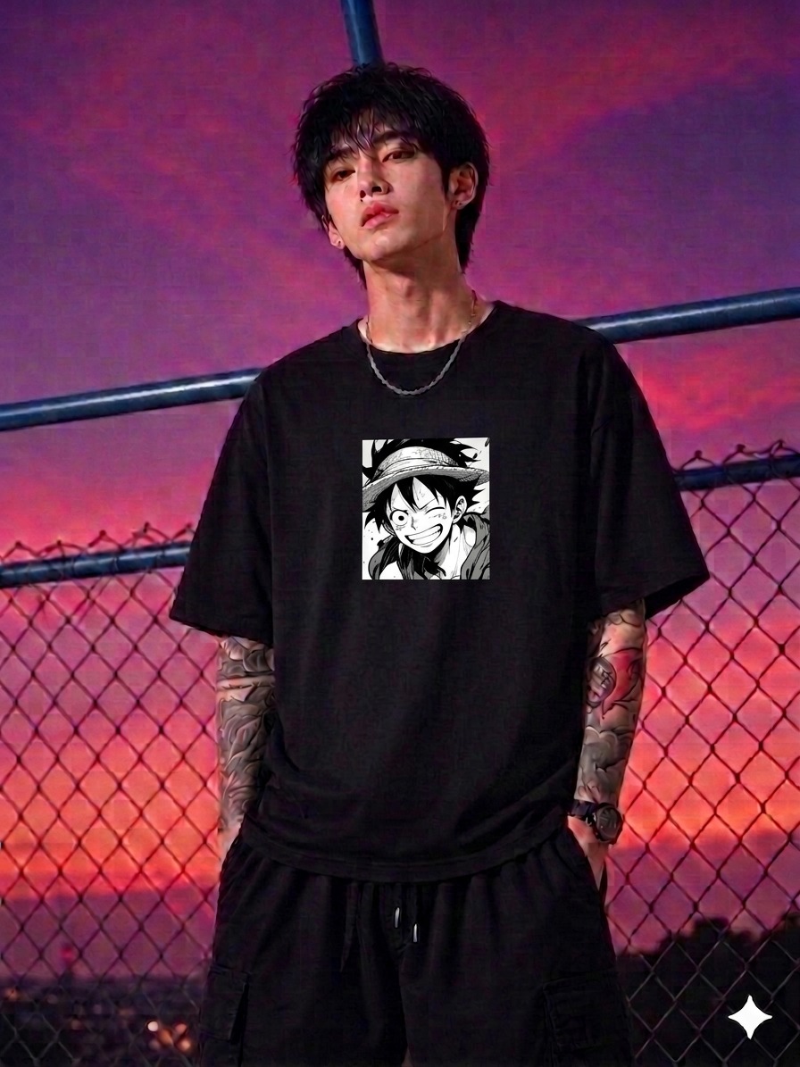 Stylish Drop Shoulder T-Shirt (29611)