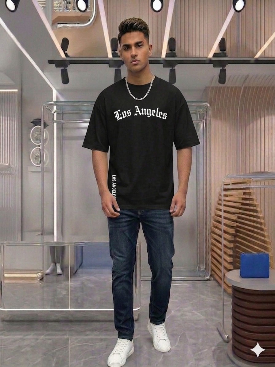 Stylish Drop Shoulder T-Shirt (29576)