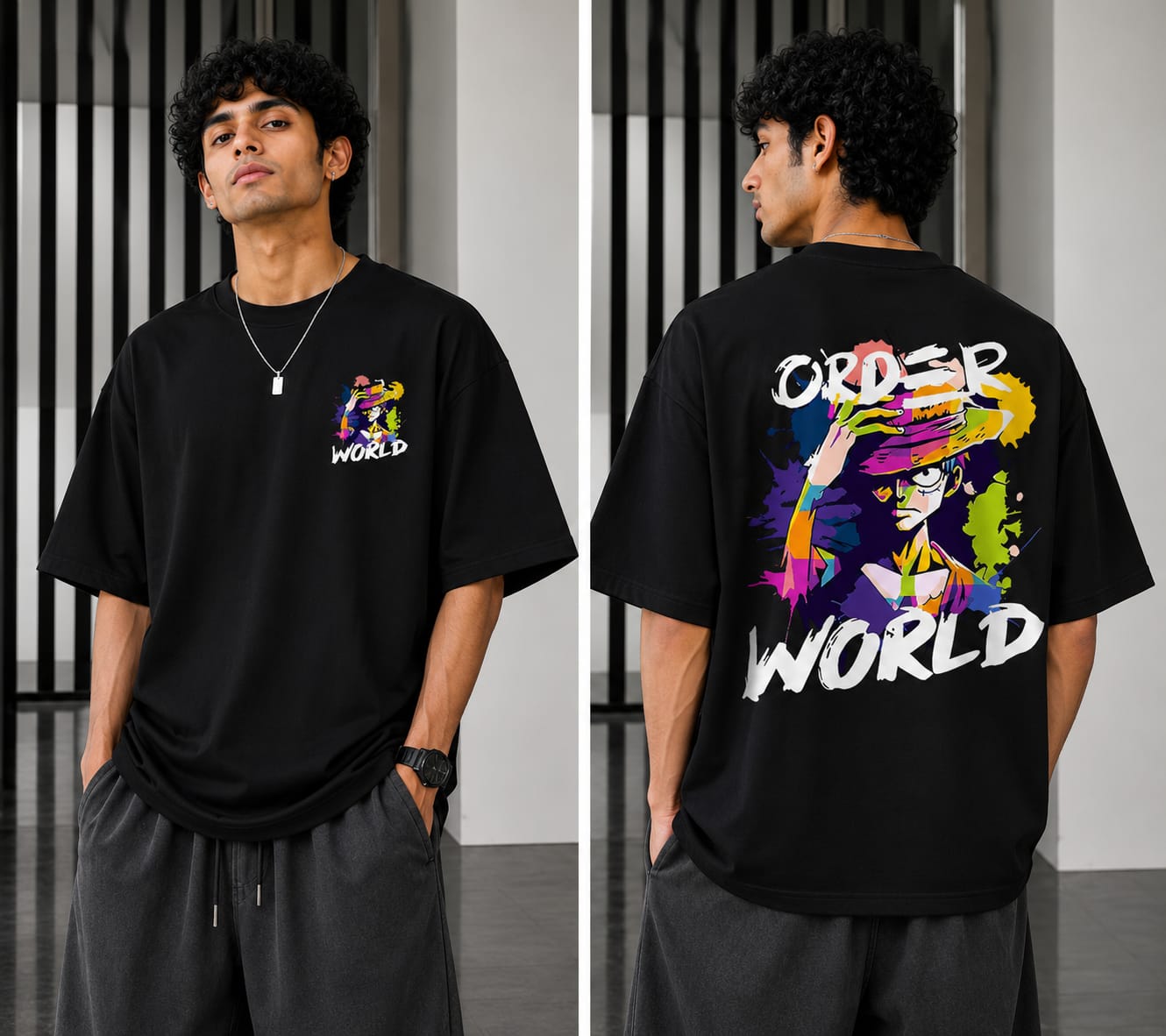 Premium Cotton Drop Shoulder T-shirt (32036)