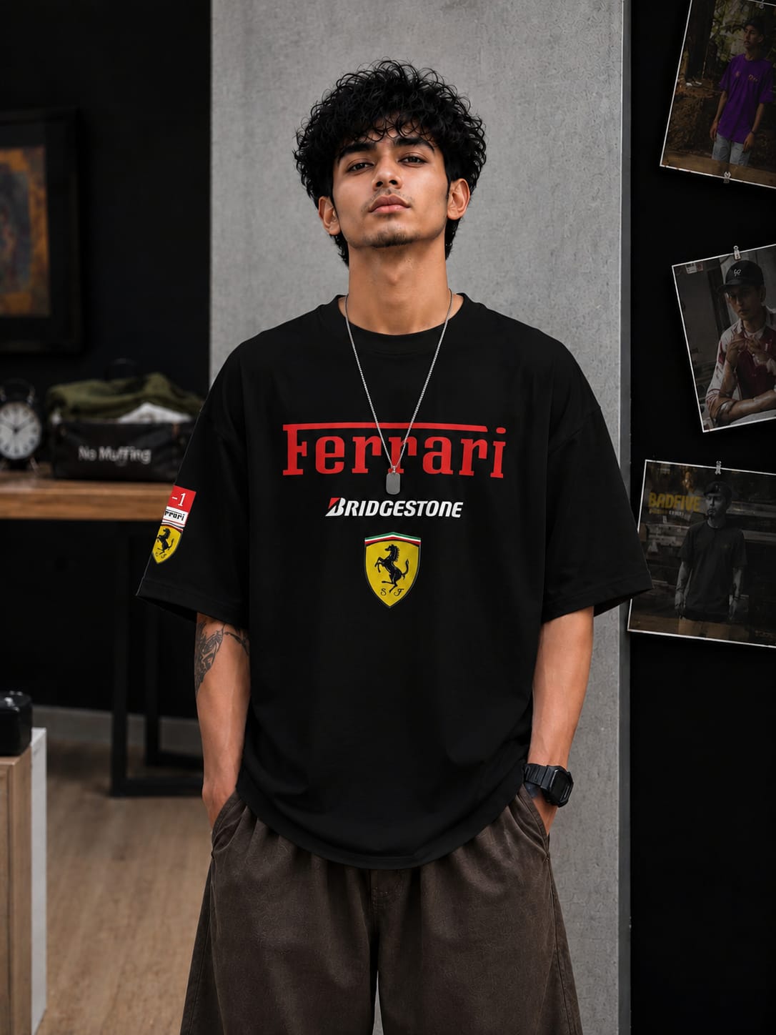 Premium Cotton Drop Shoulder T-shirt (32032)