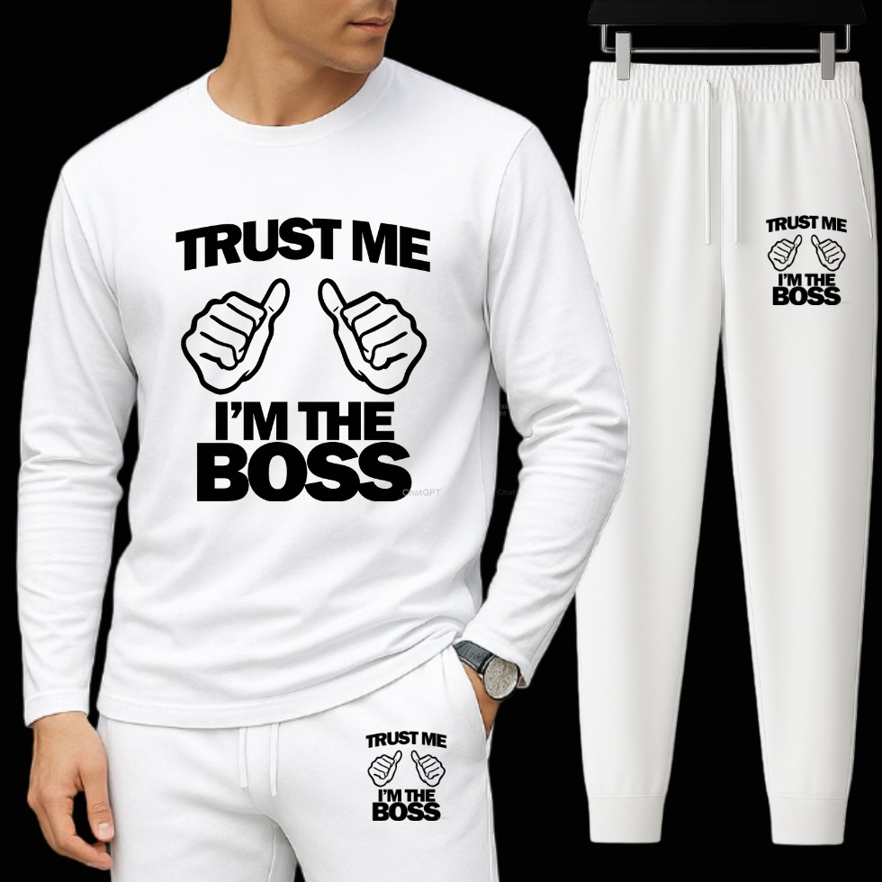 Long Sleeve Tshirt and Trouser Set (23691)