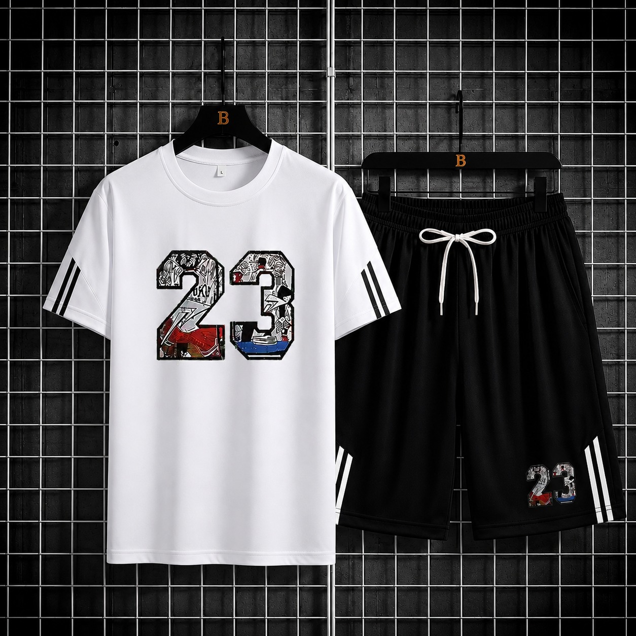 Mash T-Shirt and Short Pant Set(31096)