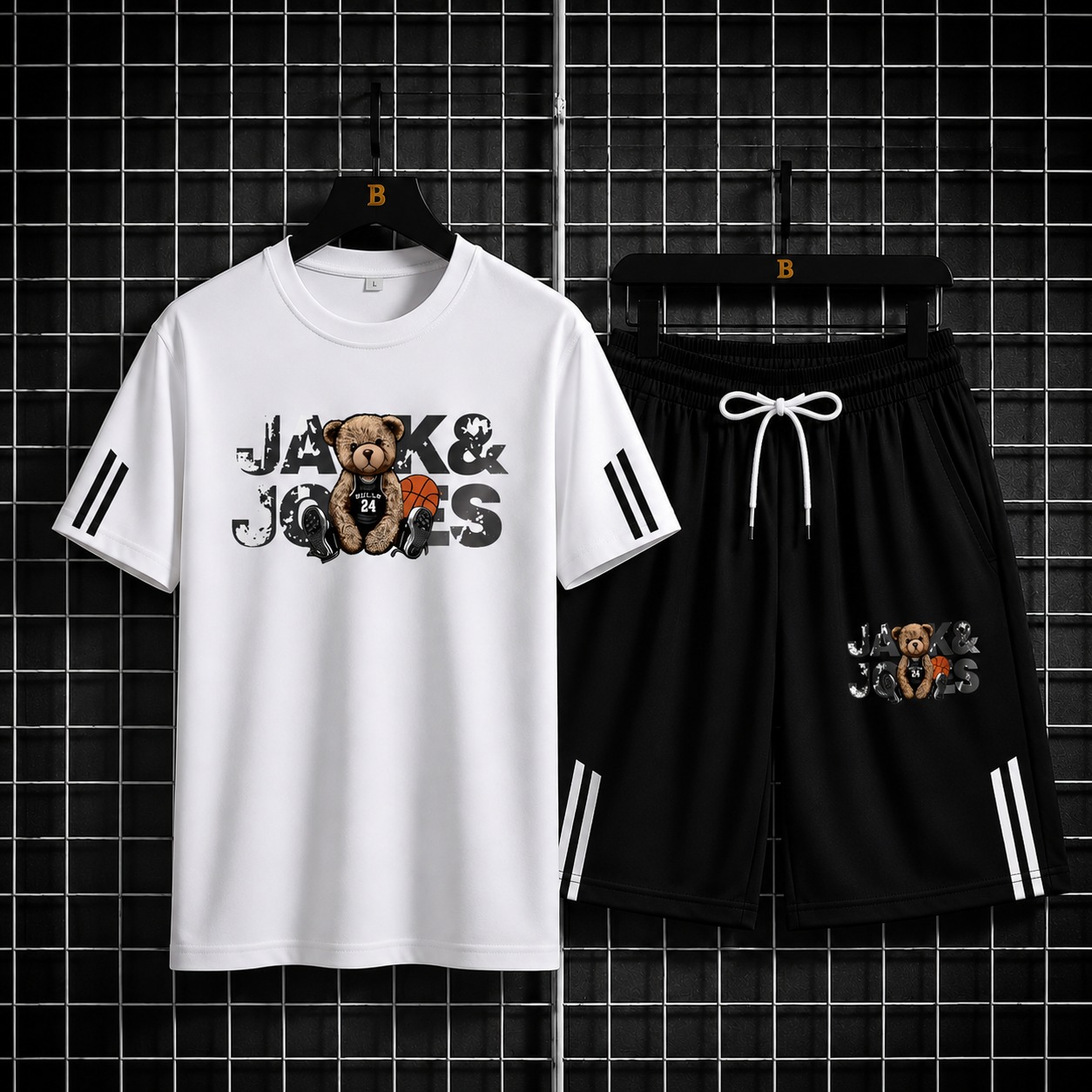 Mash T-Shirt and Short Pant Set(31094)