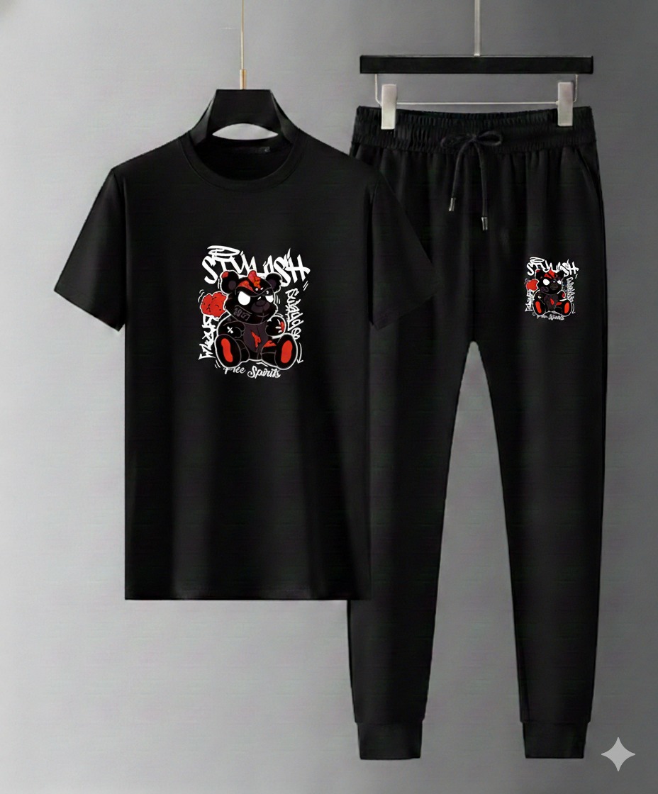 Trendy Mash T-Shirt Trouser Combo (26532)